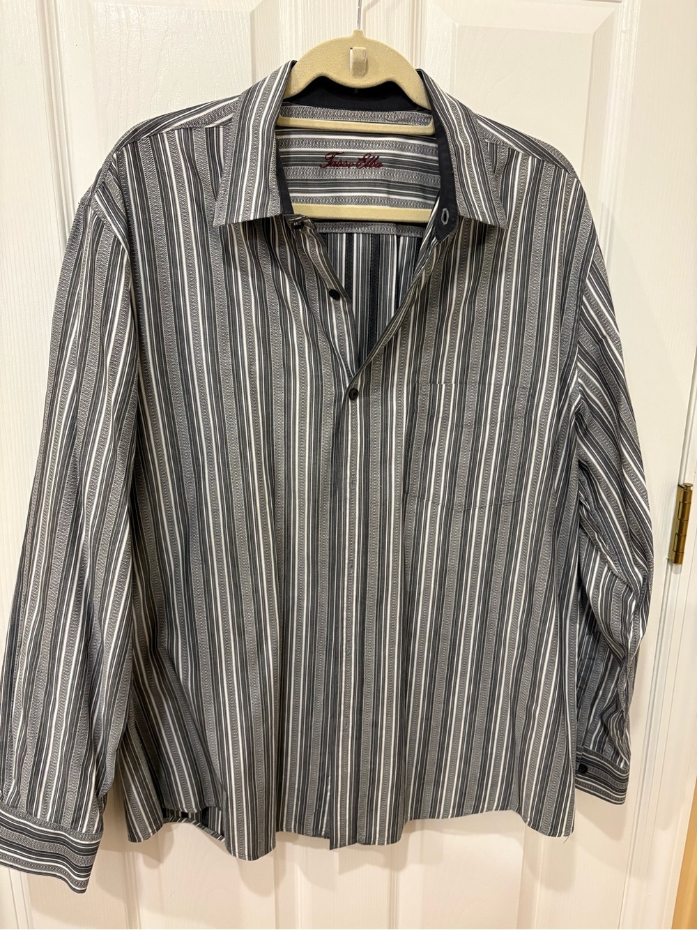 Tasso Elba Long Sleeve Button Down Shirt Men’s XL 100% Cotton